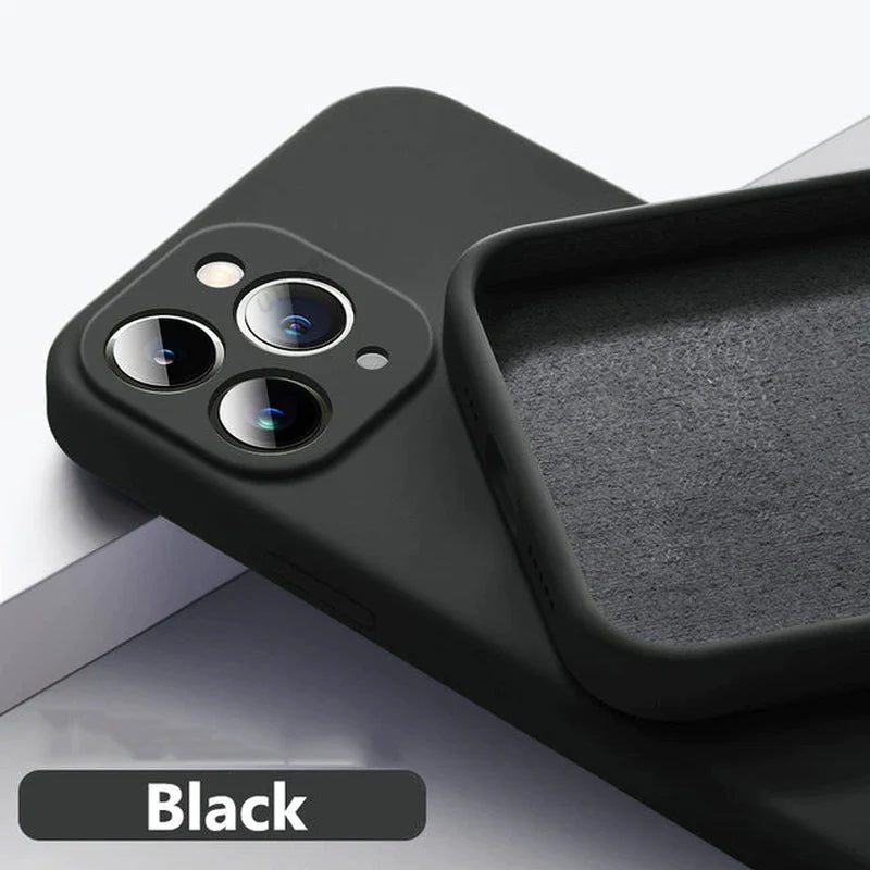 UTOPER Square Liquid Silicone Phone Case for Iphone 14 11 13 12 Pro Max Mini X XR XS 7 8 plus SE 2020 Protection Back Cover