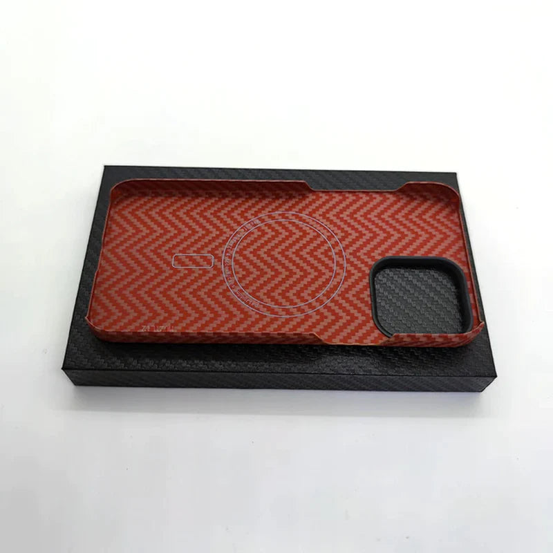 For Magsafe Magnetic for Iphone 13 14 Pro Max Case Real Carbon Fiber Phone Cover for Iphone13 Pro Mini 14 plus Case Aramid Fiber