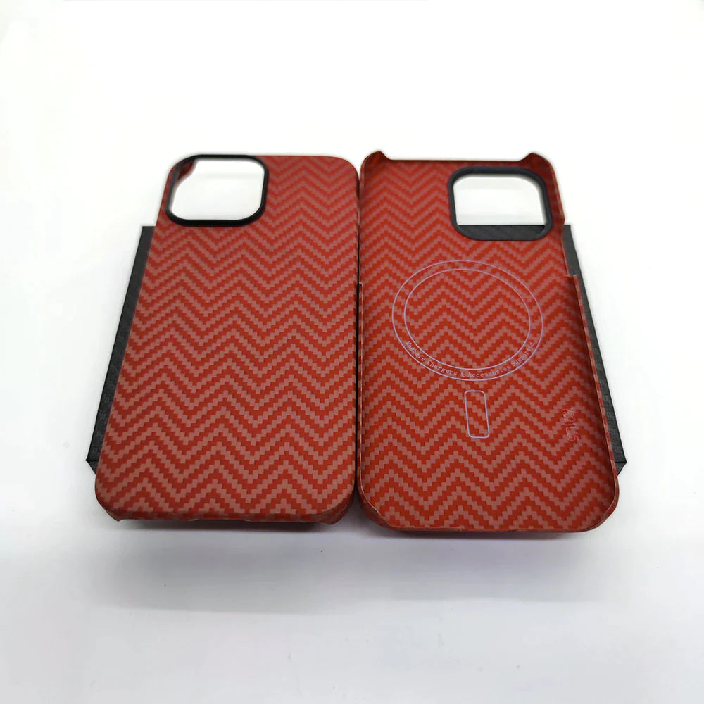 For Magsafe Magnetic for Iphone 13 14 Pro Max Case Real Carbon Fiber Phone Cover for Iphone13 Pro Mini 14 plus Case Aramid Fiber