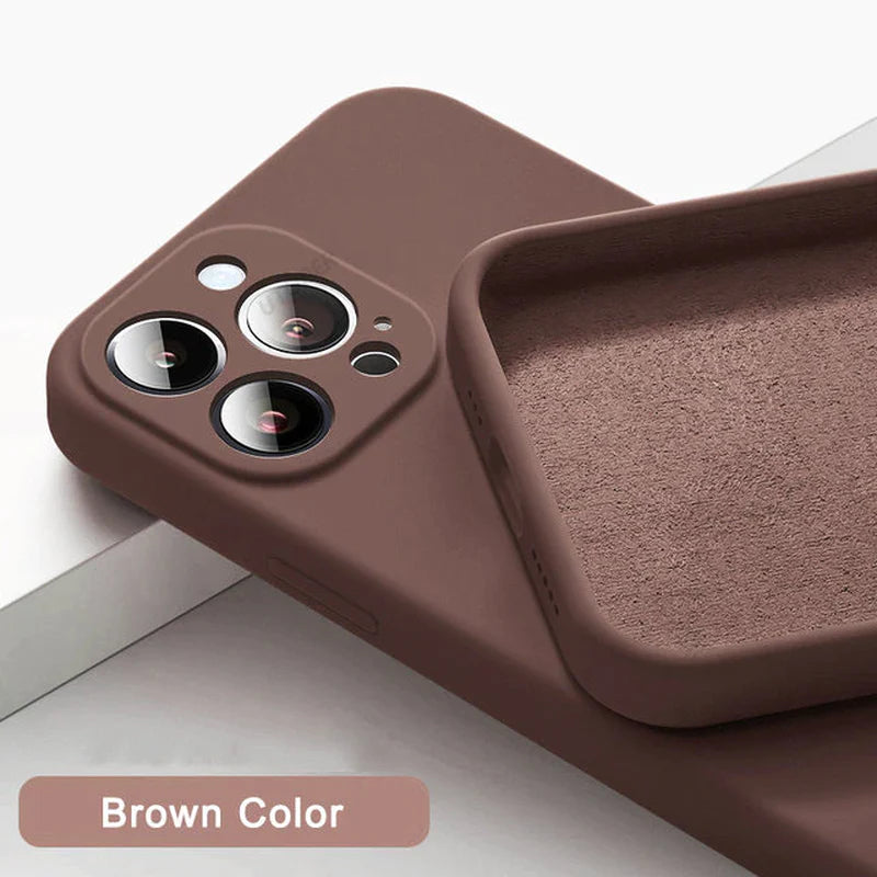 UTOPER Square Liquid Silicone Phone Case for Iphone 14 11 13 12 Pro Max Mini X XR XS 7 8 plus SE 2020 Protection Back Cover