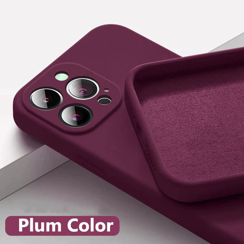 UTOPER Square Liquid Silicone Phone Case for Iphone 14 11 13 12 Pro Max Mini X XR XS 7 8 plus SE 2020 Protection Back Cover