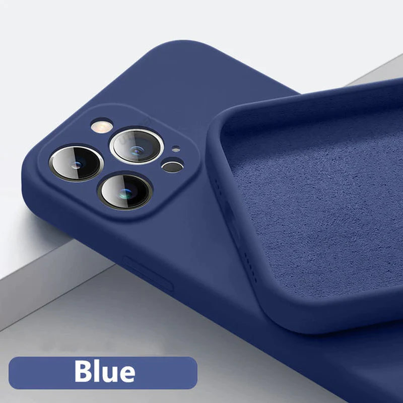 UTOPER Square Liquid Silicone Phone Case for Iphone 14 11 13 12 Pro Max Mini X XR XS 7 8 plus SE 2020 Protection Back Cover